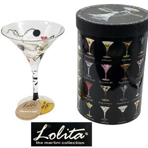 LOLITA Love My Martini Glass, Divorce-Tini with Signature Gift Box
